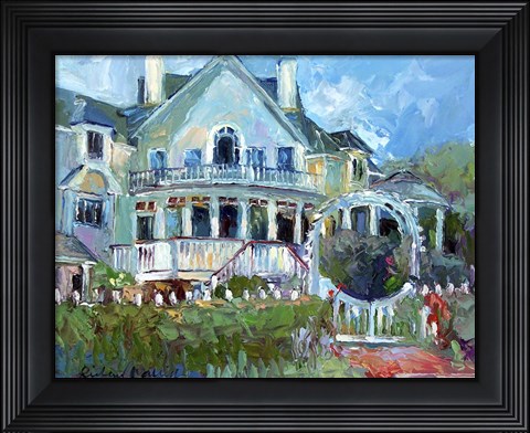 Framed Mansion 2 Print
