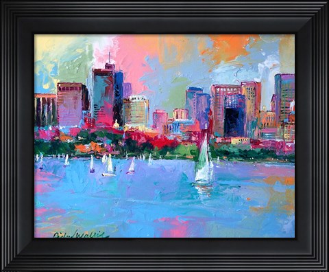 Framed Boston Print