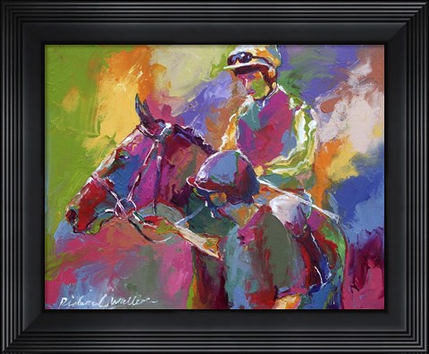 Framed Jockeys Print