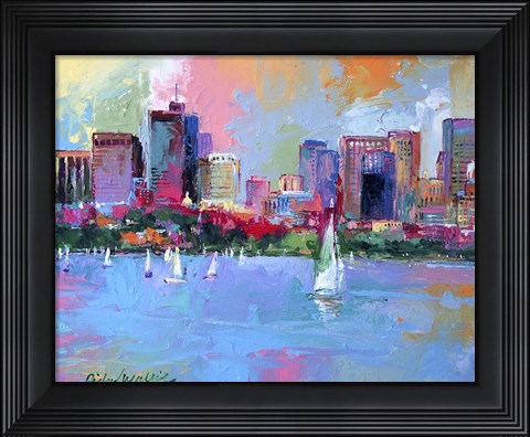 Framed Boston 3 Print