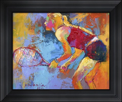 Framed Tennis Print
