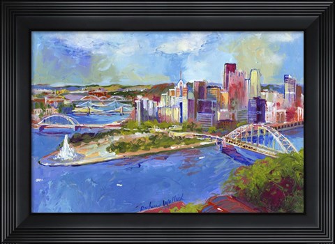 Framed Pittsburgh Print