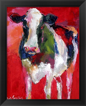 Framed Cow Print
