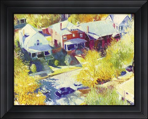 Framed Downing Street Print