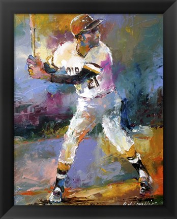 Framed Roberto Clemente Print