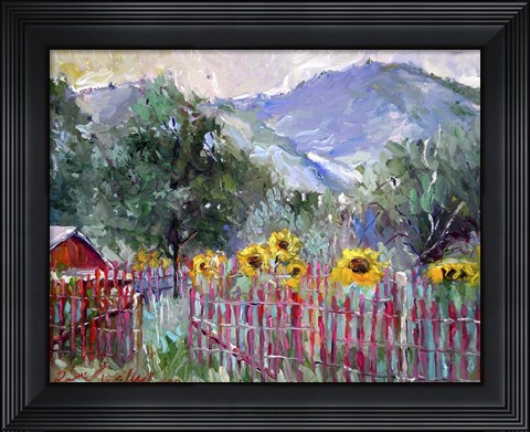 Framed Foothills Print