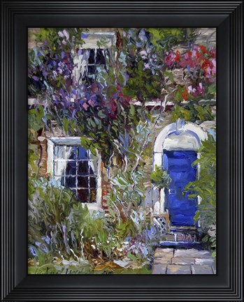 Framed Blue 2 Print