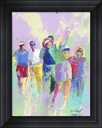 Framed Women&#39;s Golf Print
