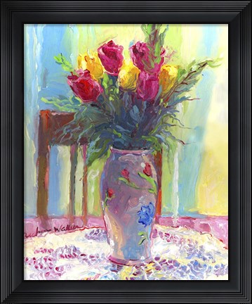 Framed Roses 4 Print