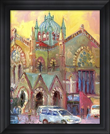Framed Church Print