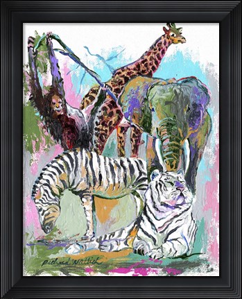 Framed Animals Print
