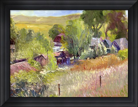 Framed Rooney Ranch Print