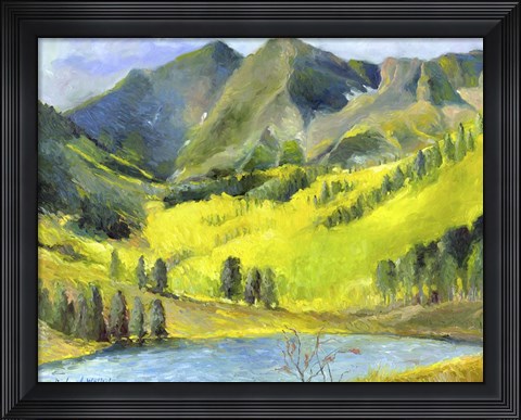 Framed Marron Bells Print