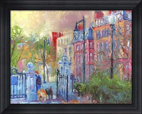 Framed Boston Print