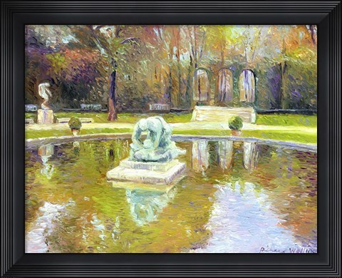 Framed Rodin Museum Print