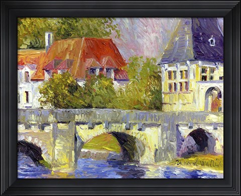 Framed Brantome Bridge Print