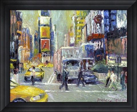 Framed Times Square Print