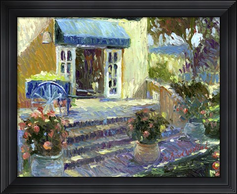 Framed Flower Shop Print