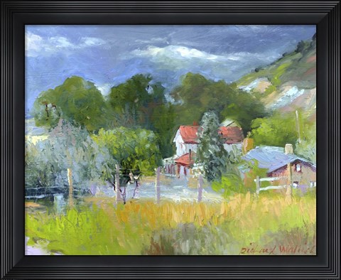 Framed Rooney Ranch 6 Print