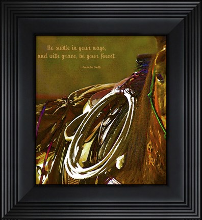 Framed Subtle Print