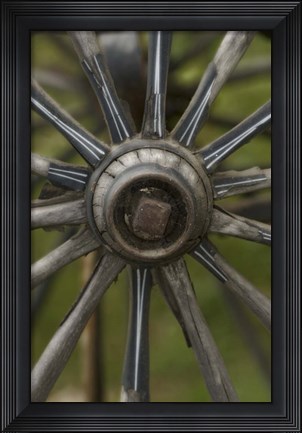Framed Center of The West Print