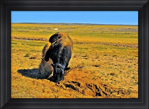 Framed Saturated Sand Print
