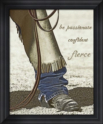 Framed Fierce Print