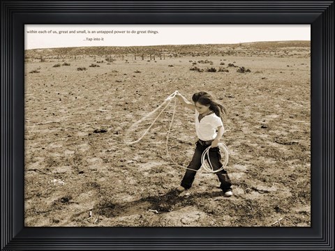 Framed Untapped Print