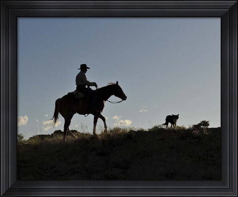 Framed Sunset Ride Print