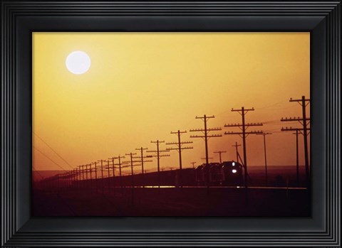 Framed California Railroad Print