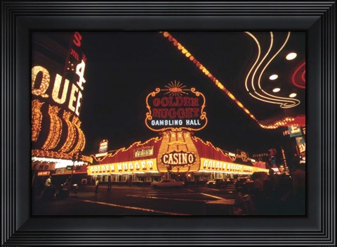 Framed Vegas Lights Print