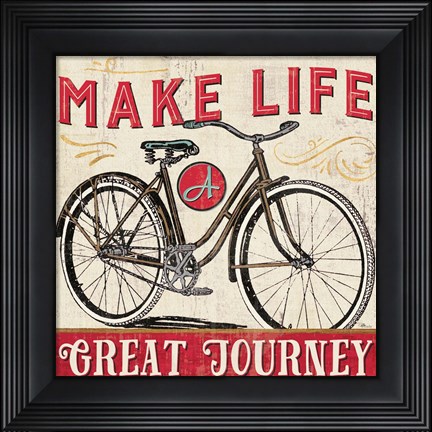 Framed Great Journey IV Print