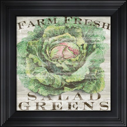 Framed Farm Fresh Greens Print