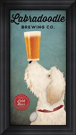Framed Doodle Beer Double Print