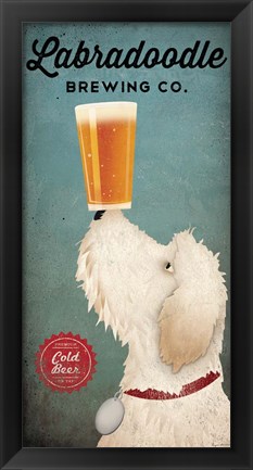 Framed Doodle Beer Double Print