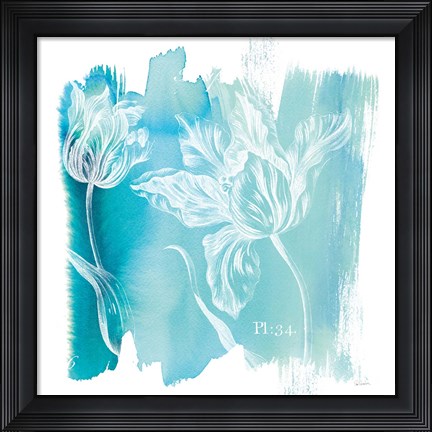 Framed Water Wash I Print