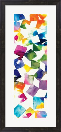 Framed Colorful Cubes II Print