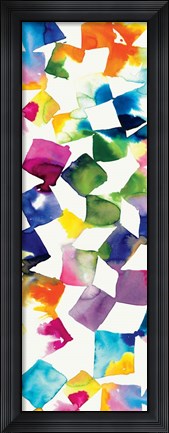 Framed Colorful Cubes II Print