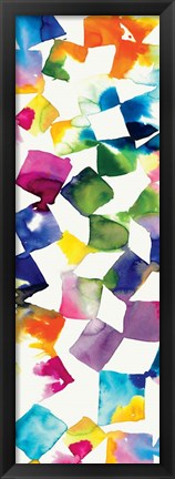 Framed Colorful Cubes II Print