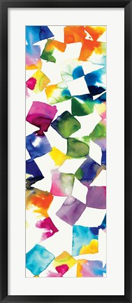 Framed Colorful Cubes II Print