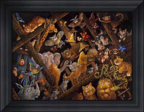 Framed Stormy Night Print