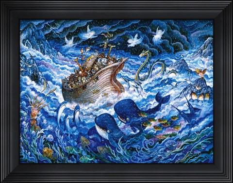 Framed Noah&#39;s Voyage Print