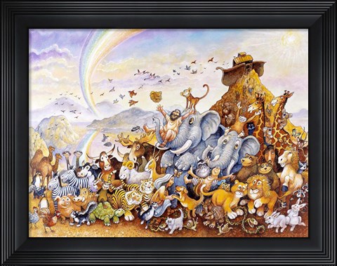 Framed Noah&#39;s Happy Ending Print