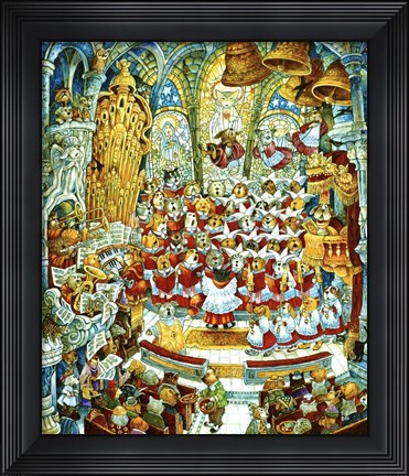 Framed Howl-A-Lujah Print