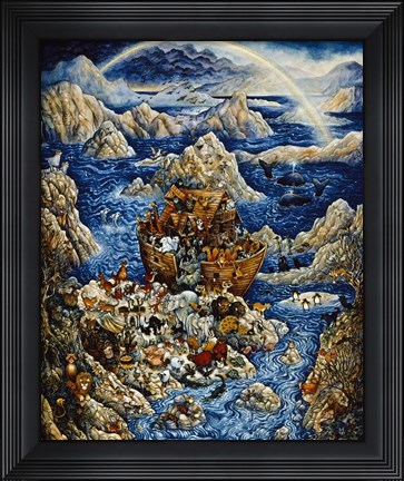 Framed Blue Ark Print