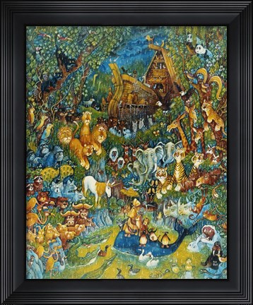 Framed Noah And The Last Unicorn Print