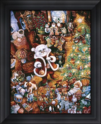 Framed T&#39;was The Night Print