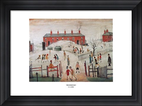 Framed Schoolyard Print