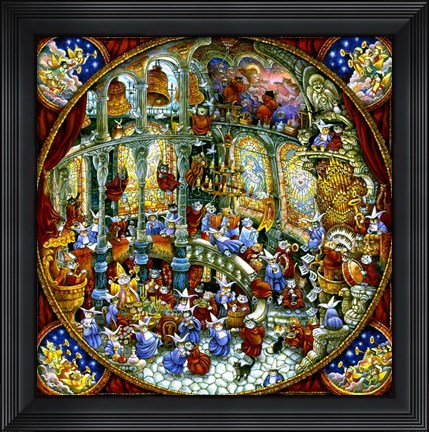 Framed Holy Cats Print