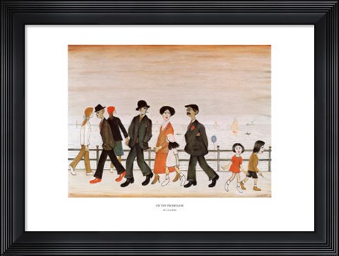 Framed On the Promenade Print